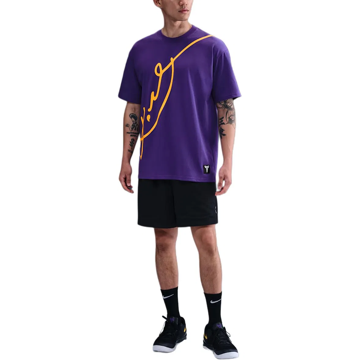 Мужская футболка Dri-FIT для баскетбола Nike Kobe, Purple — фото 3