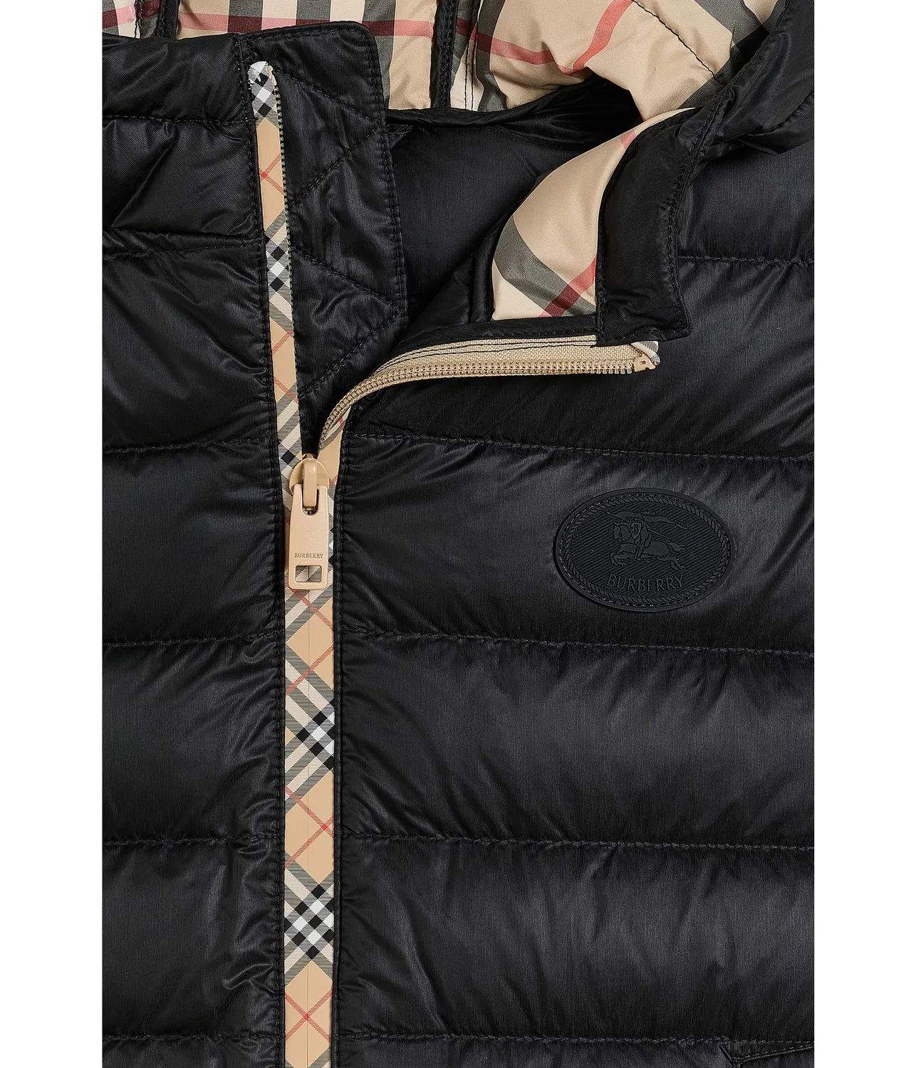 Пуховик-жилет Henry Gilet Puffer (для малышей, маленьких и больших детей) Burberry Kids, Black — фото 3