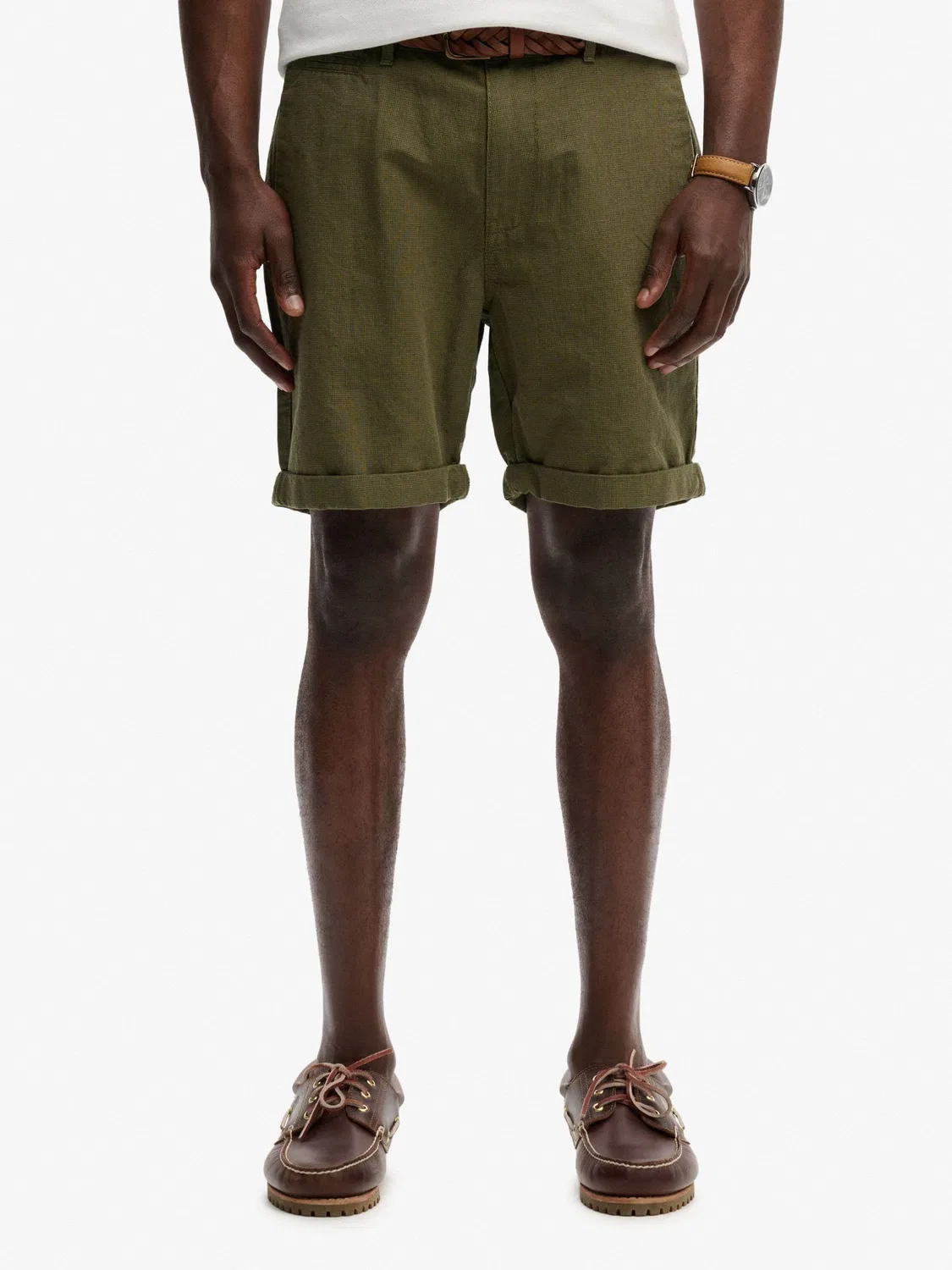 Шорты текстурированные Superdry Green