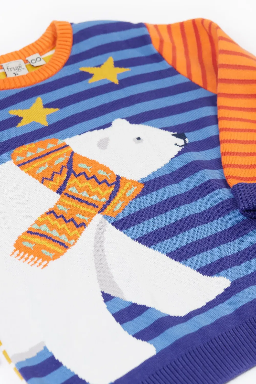 Детский вязаный джемпер Hotchpotch Frugi, Multi — фото 3