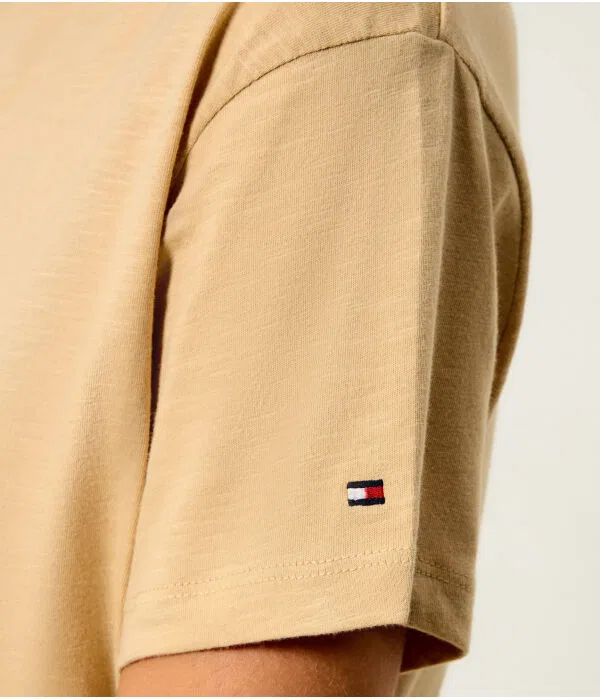 Женское платье свободного кроя Tommy Hilfiger, бежевый — фото 4