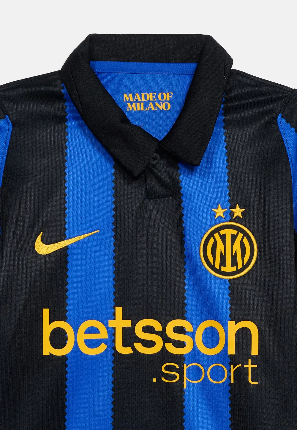 Футболка унисекс Inter Nike Performance, Lyon Blue/Black/University Gold-Coloured — фото 3