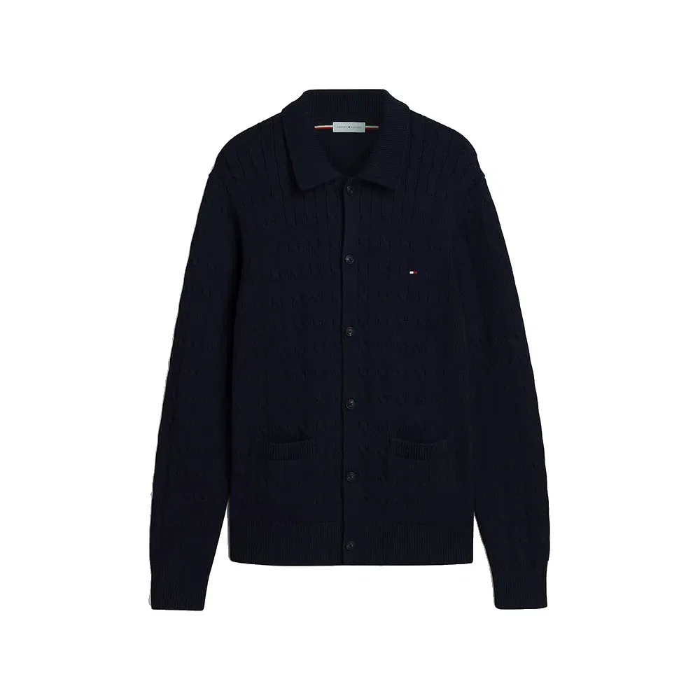 Мужской кардиган из хлопка Tommy hilfiger, Blue — фото 3