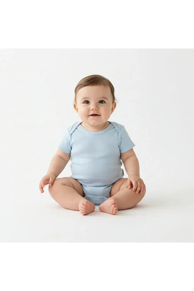 Детское боди-ползунок с коротким рукавом Momchi, Blue