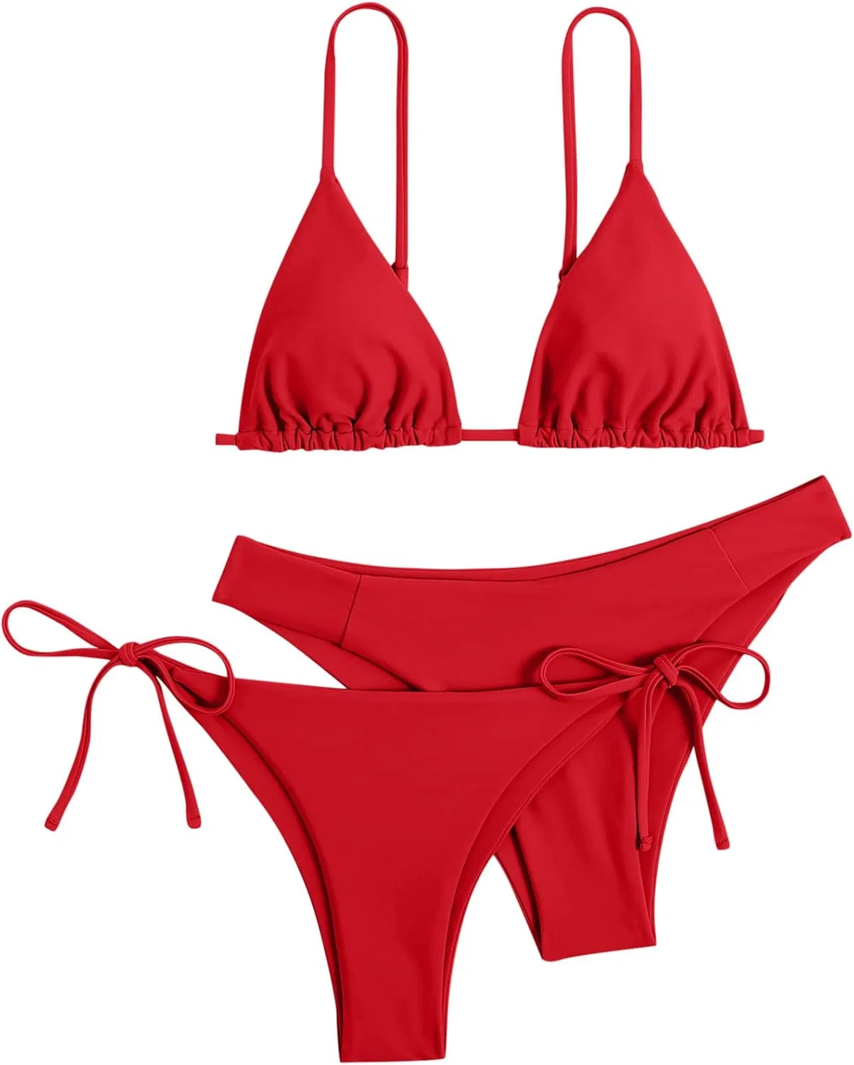 Женский бандо-бикини с пуш-ап эффектом Brazilian Beachwear, Red