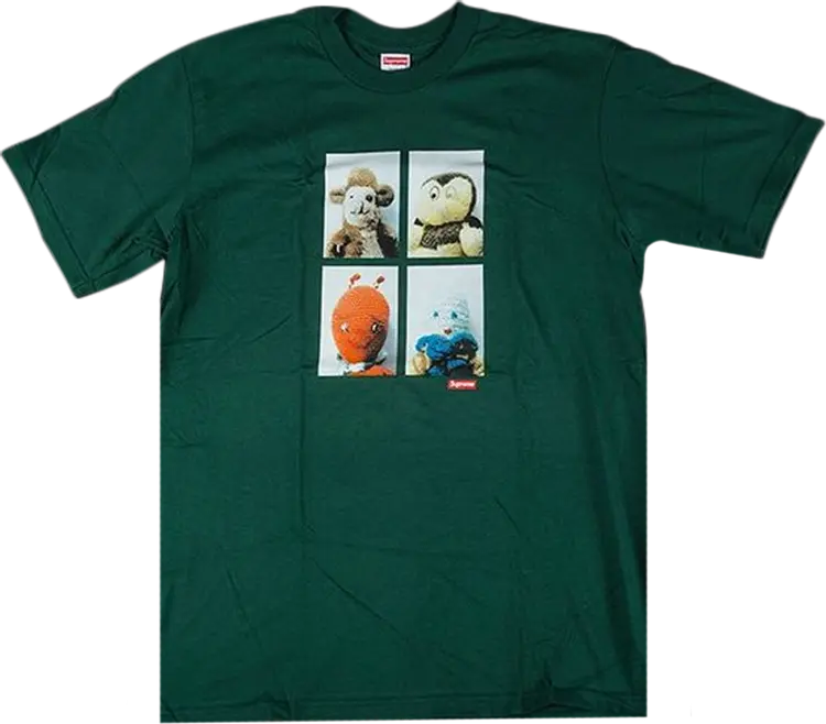 Футболка Supreme Mike Kelley Ahh...Youth! T-Shirt 'Dark Green', зеленый — фото 2