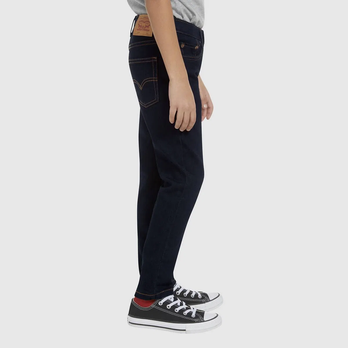 узкие джинсы 510 из экологичной ткани для мальчиков 4-7 лет Levi's, Roadhouse Blues - Dark Wash — фото 2