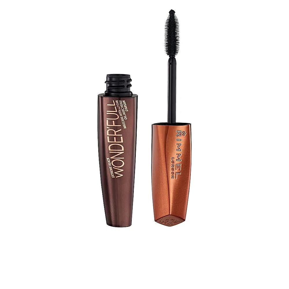 Тушь для ресниц объемная Wonder'Full с маслом арганы, 11 мл, Extreme Black Rimmel