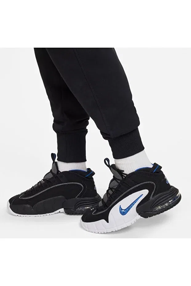 Детские спортивные штаны для девочек скинни-фит Nike, Black And White — фото 4