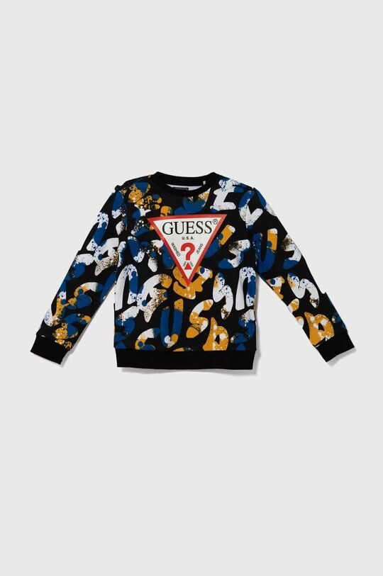 

Детская хлопковая толстовка Guess, синий