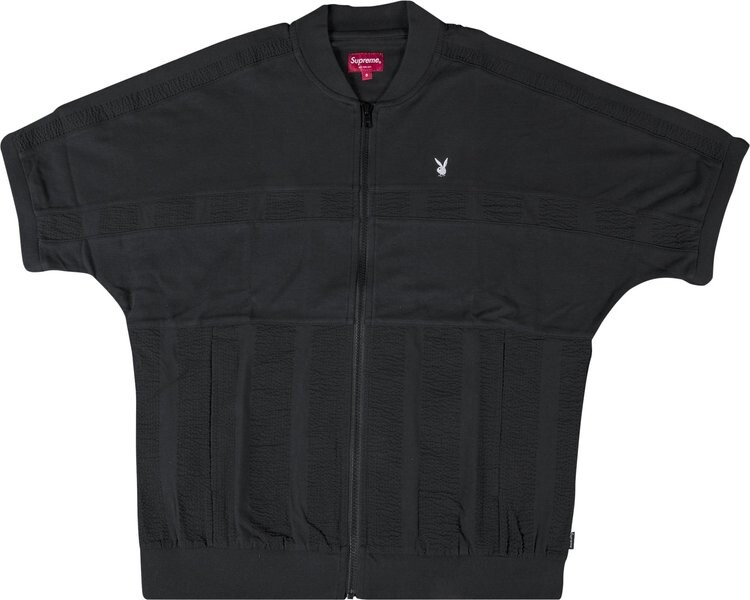 

Топ Supreme x Playboy Leisure Zip Up Top 'Black', черный