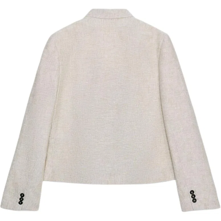 Женский деловой костюм с принтом зебра Sand/Zebra Print ZARA, Sand/Zebra Print — фото 3