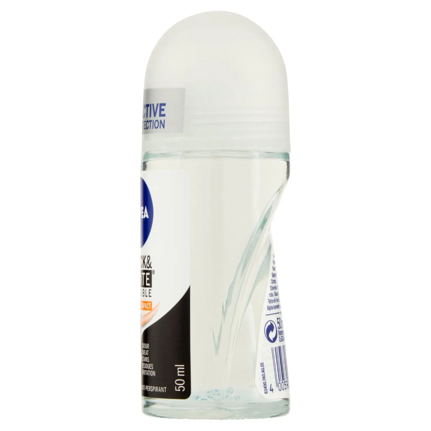 Дезодорант-антиперспирант NIVEA Black & White Invisible Ultimate Impact Roll-On, 50 мл — фото 4