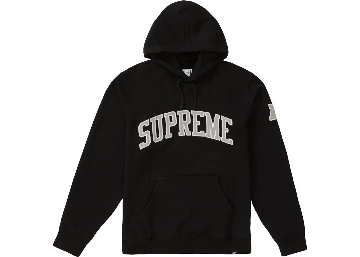 Мужская худи с принтом Supreme NFL x Raiders '47 Hooded Sweatshirt Supreme, Black
