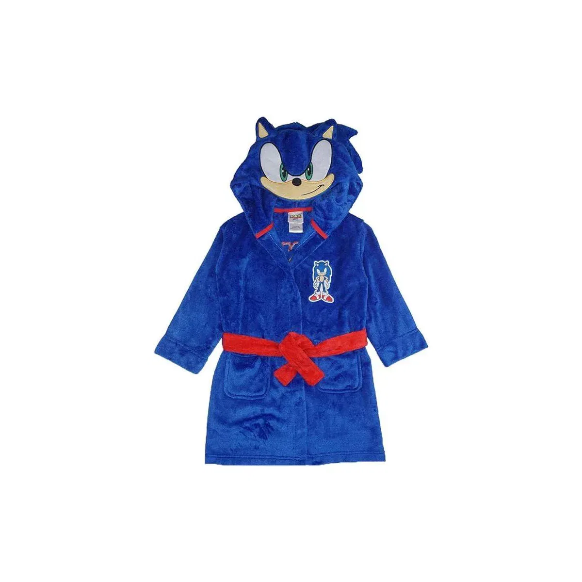 Детский халат с капюшоном Sonic the Hedgehog, Blue-Sonic