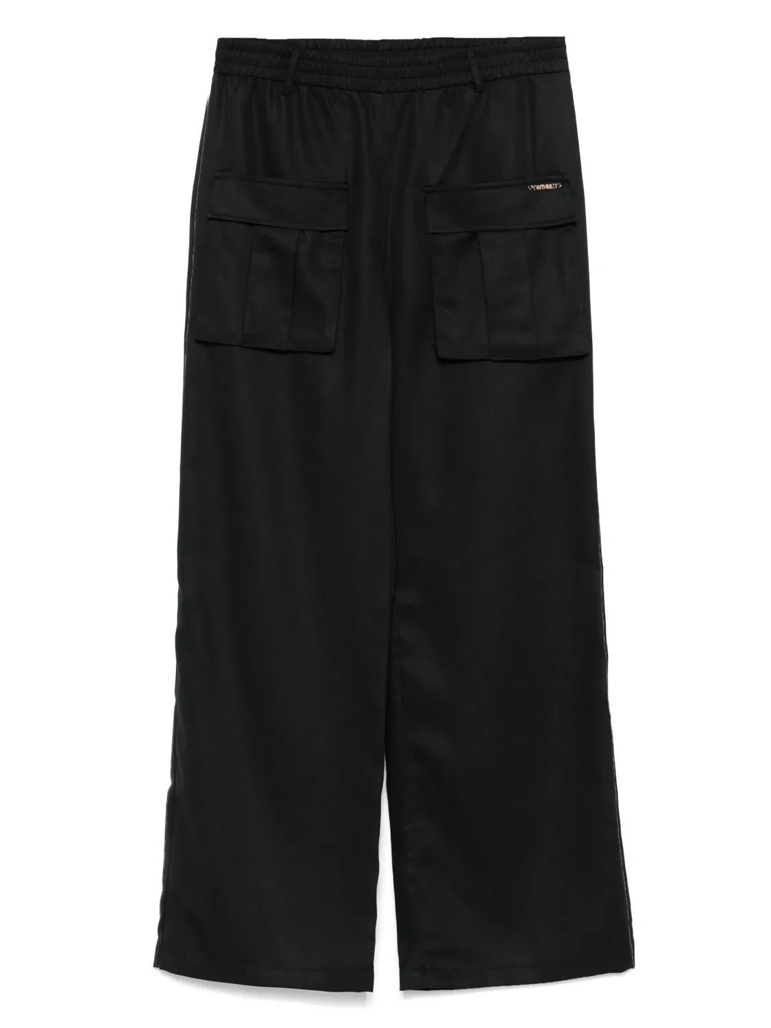 Брюки с логотипом TWINSET, черный
