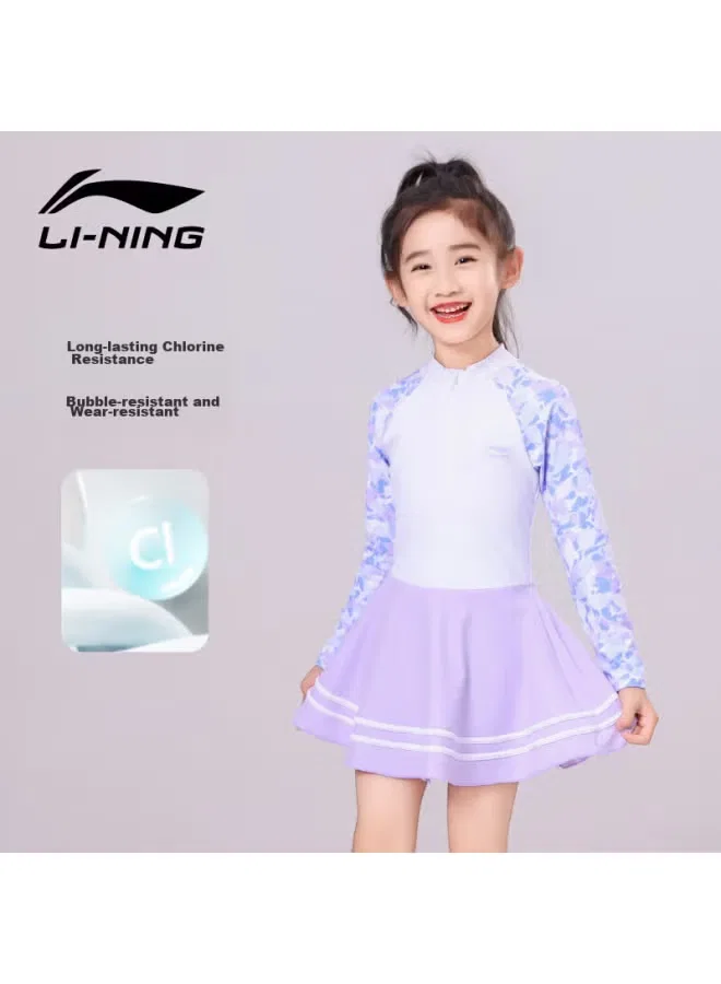 Купальник детский с длинным рукавом модель 736 Li-Ning — фото 2