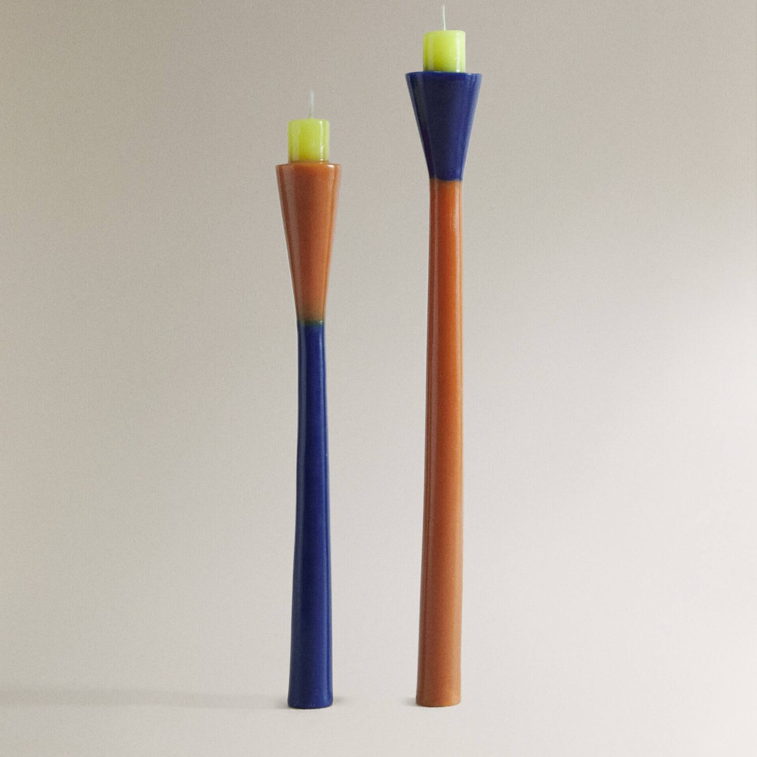 

Набор свечей Zara Home х Collagerie Abstract Coloured, 2 штуки, коричневый/синий