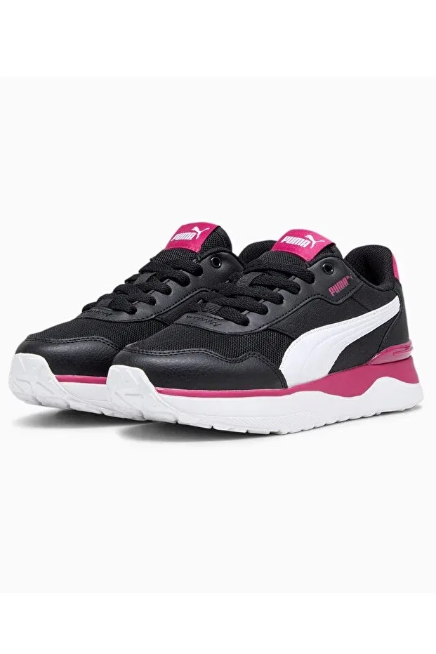 Детские спортивные кроссовки для девочек с принтом Puma, Black — фото 3