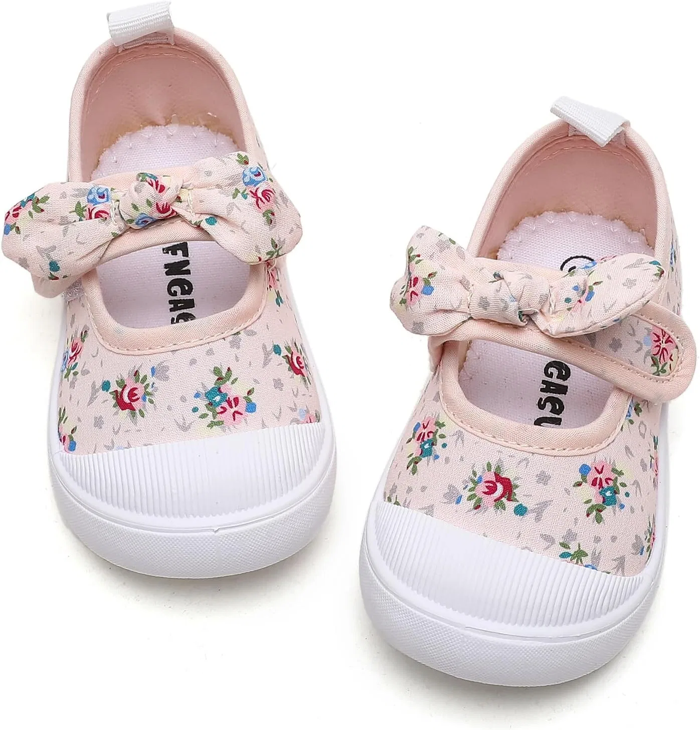 Детские кеды для девочек с бантом Mary Jane GENGASUN, Beige