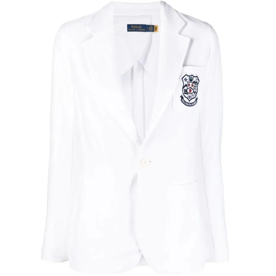 Женская куртка с принтом Polo Ralph Lauren, White