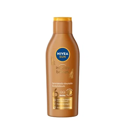 Лосьон для загара Sun Intense Bronze с морковью SPF6 200 мл Nivea, Carrot