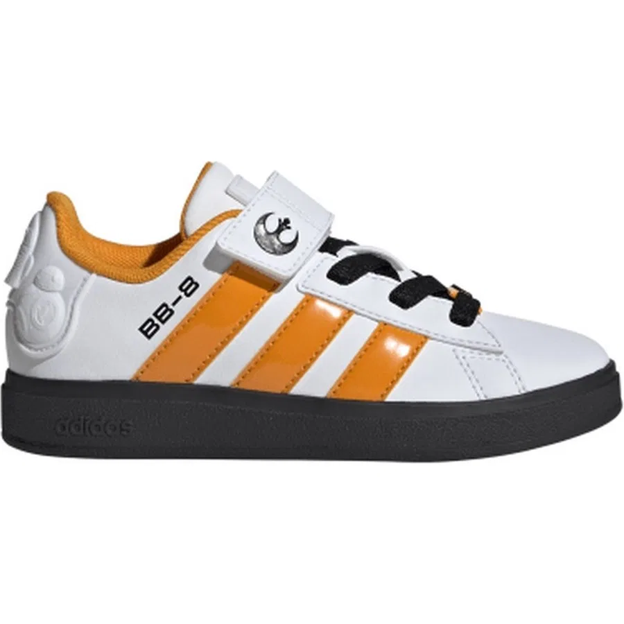 Детские кроссовки с закрытым носком Droids Grand Court 2.0 adidas, Белый