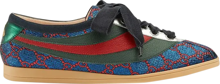 Кроссовки Gucci Wmns Falacer Blue Lurex GG, синий