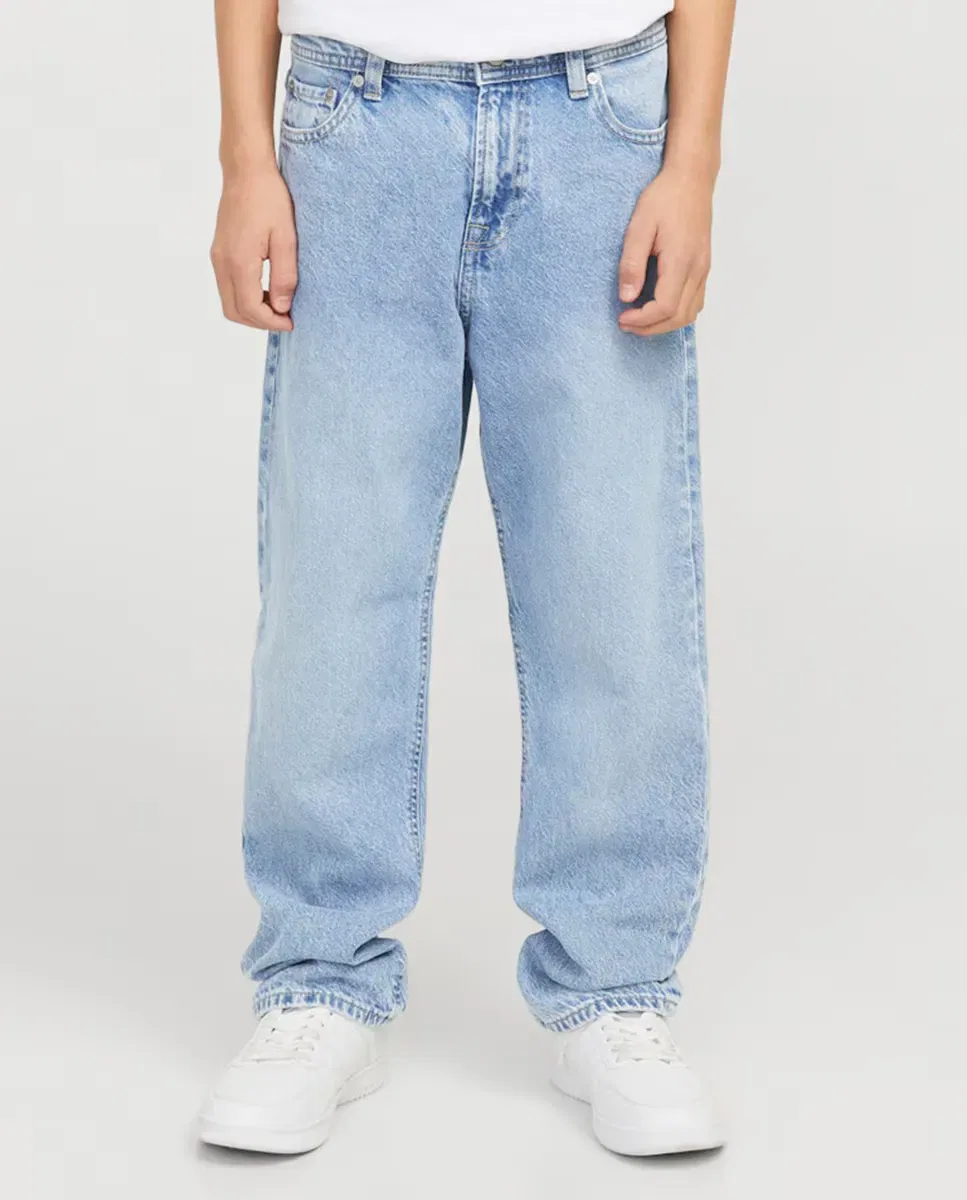 Детские джинсы для мальчиков свободного кроя Jack & Jones, Azul Índigo — фото 2