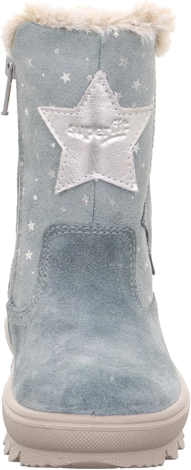 Детские зимние сапоги для девочек Snow Boot Superfit, Light Green Silver — фото 2