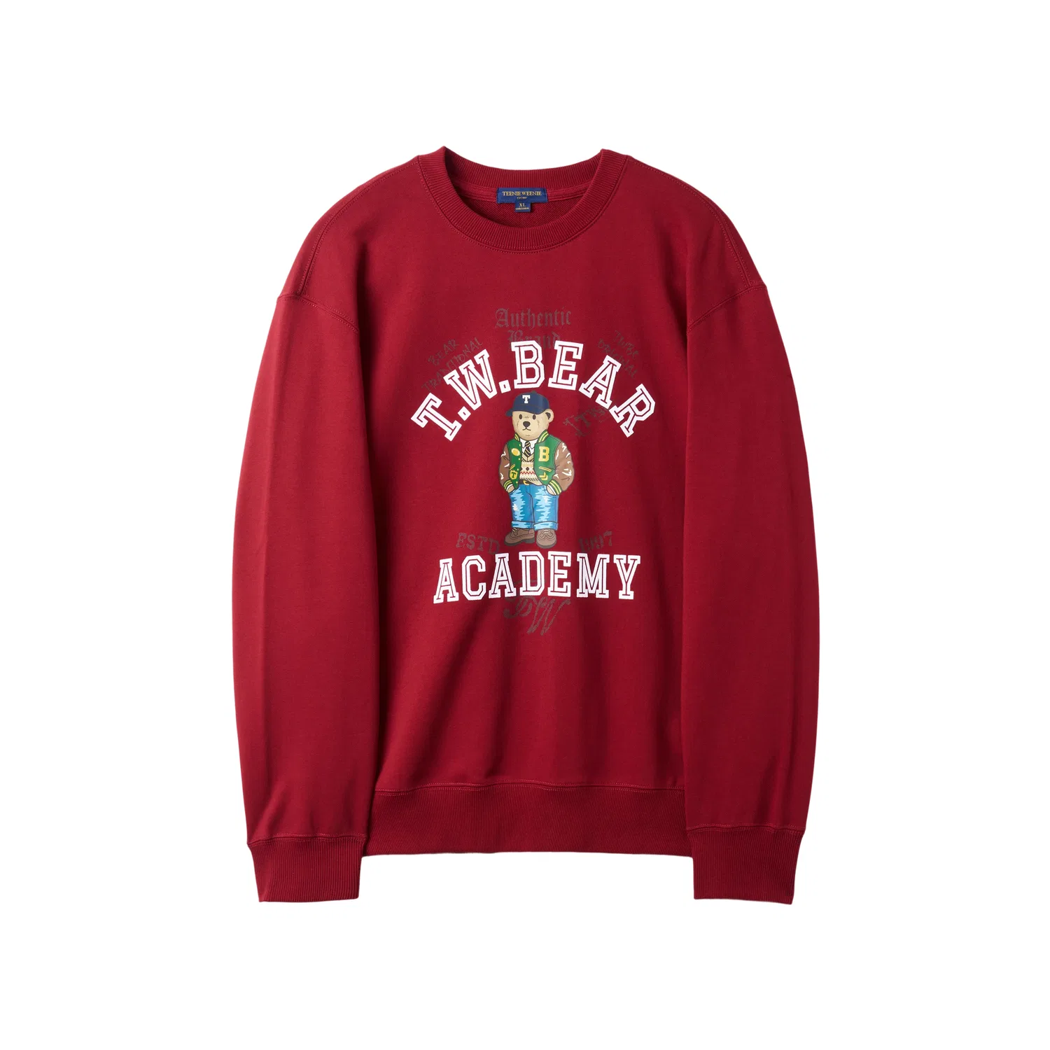 Детская толстовка унисекс с длинным рукавом Teenie Weenie Men, Navy Blue — фото 3