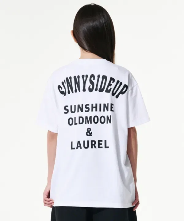 Футболка с принтом Sunny Side Up, Giant Fit, Takeasy Kids, белый