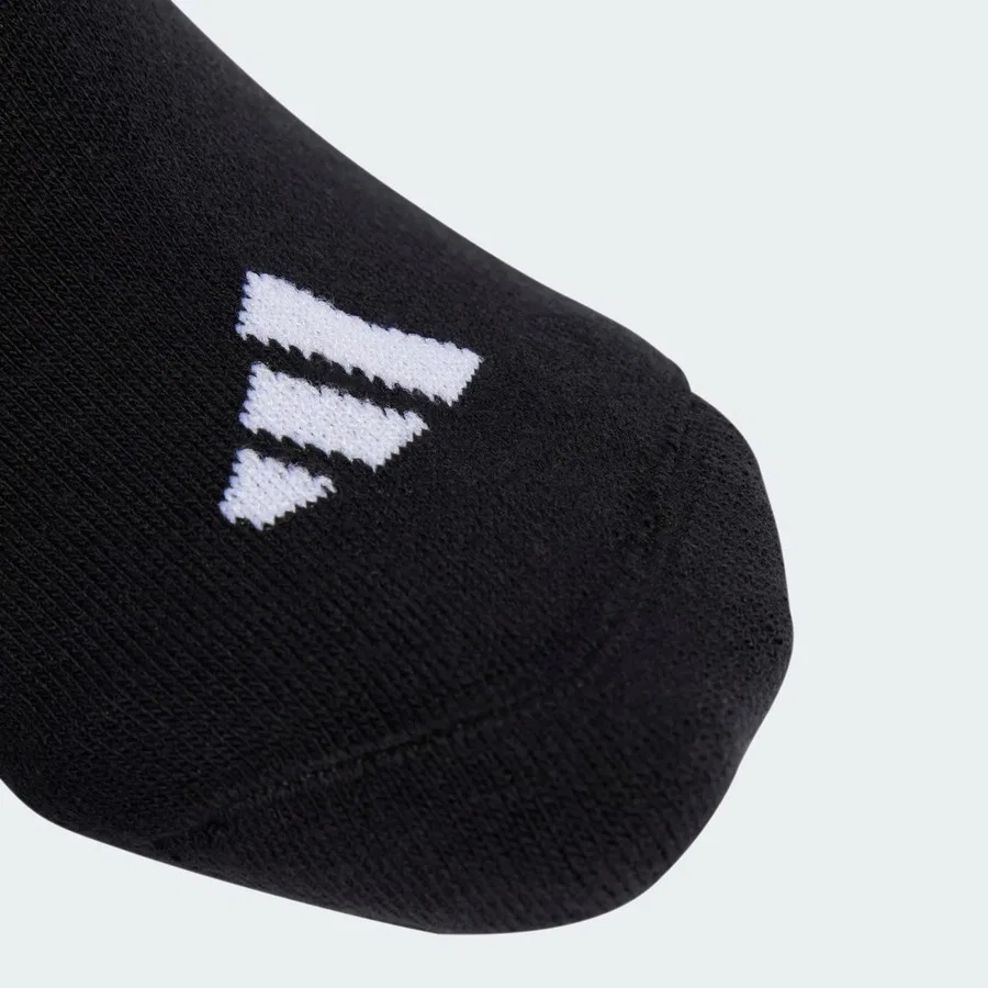 Комплект носков до колена с логотипом adidas Sportswear JI6315, 3 пары, Черно-белый — фото 2