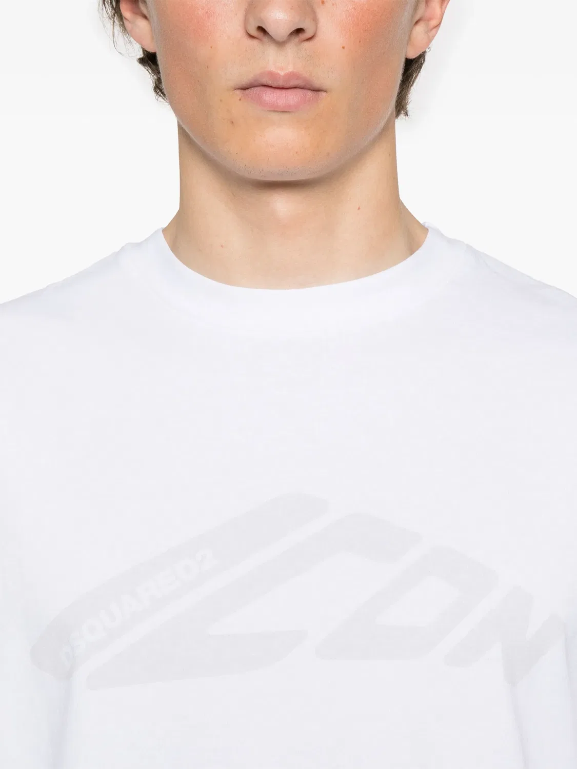 DSQUARED2 Футболка из 100% хлопка белого цвета — фото 3