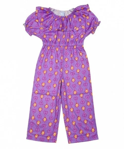 Детский комбинезон с воланами и принтом Frozen Disney, Sophitica × tsumashi1118, Purple — фото 4