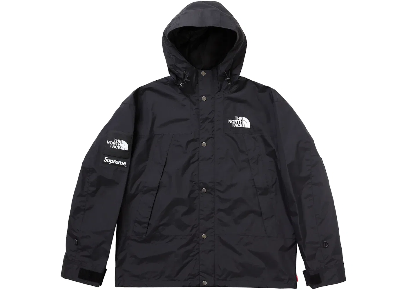 Мужская куртка с принтом Mountain Jacket Supreme, The North Face, Black — фото 3