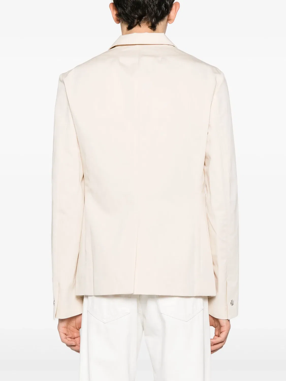 Пиджак из холщовой ткани Jacquemus, светло-бежевый — фото 3