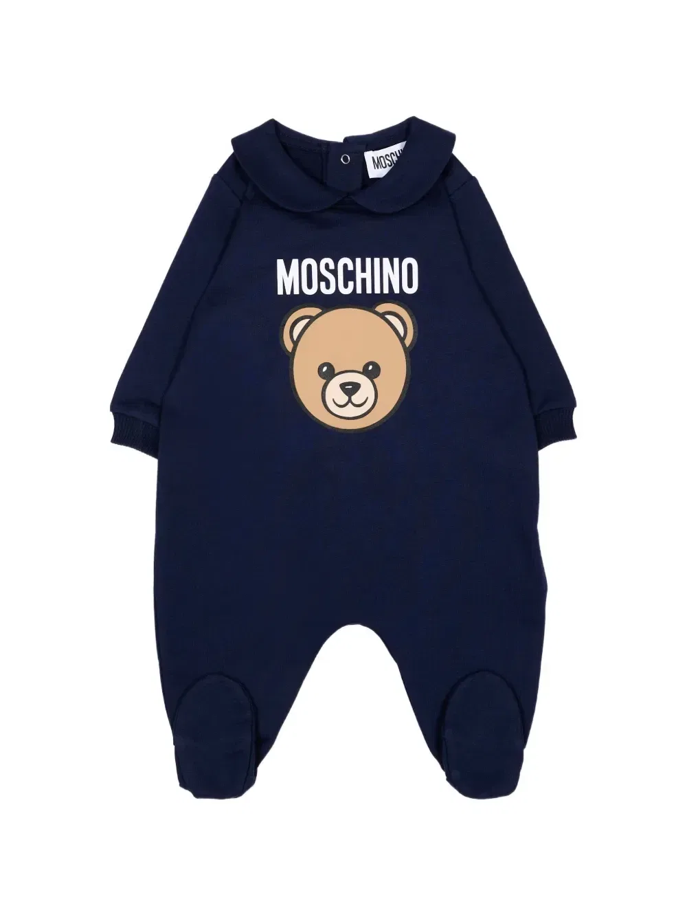 Набор из трех комбинезонов с мишками Тедди Moschino Kids, синий — фото 2