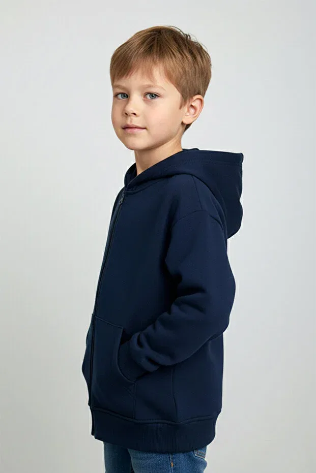 Детский кардиган с капюшоном Dmb Boys & Girls, Navy Blue