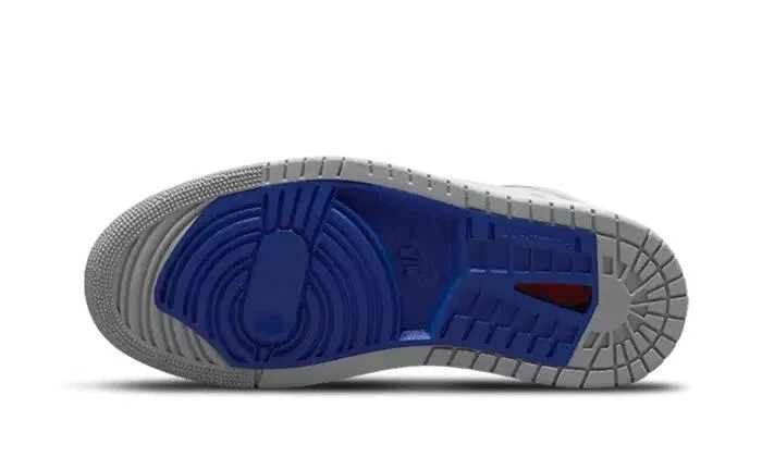 Детские кроссовки высокие с кожаным верхом Air Jordan 1 High Zoom CMFT 2 Jordan, Violett — фото 4