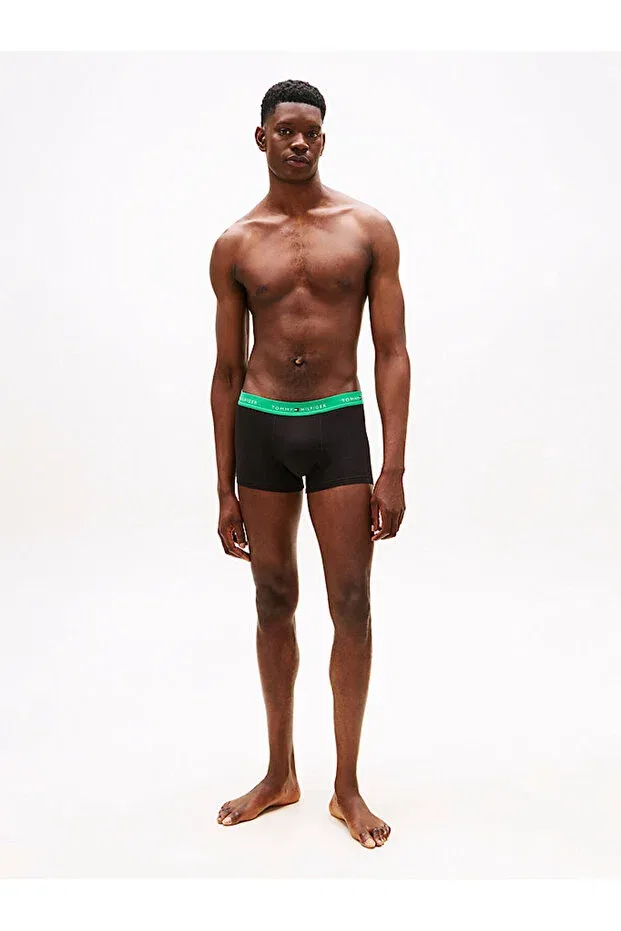 Мужской комплект боксеров с принтом 3 предмета Tommy Hilfiger, Mint Jade/Olympic Grn/Prp Nvy — фото 2