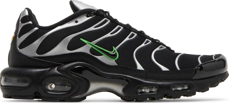 

Кроссовки Nike Air Max Plus 'Black Silver Green Strike', черный