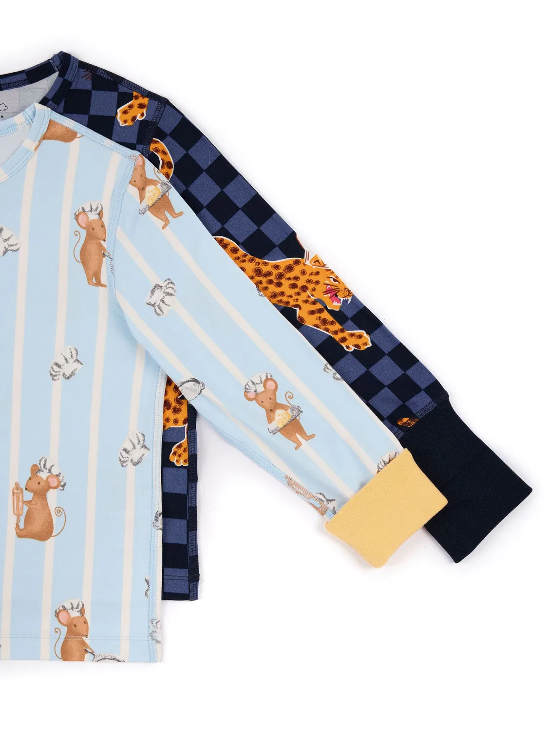 Пижама Chelsea Peers Leopard Mouse Chef Print, синий — фото 4