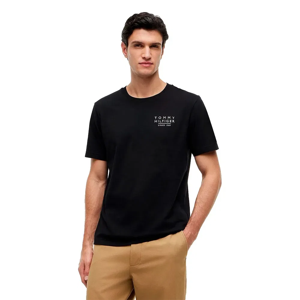 Мужская футболка с принтом Americana Back Tommy hilfiger, Black