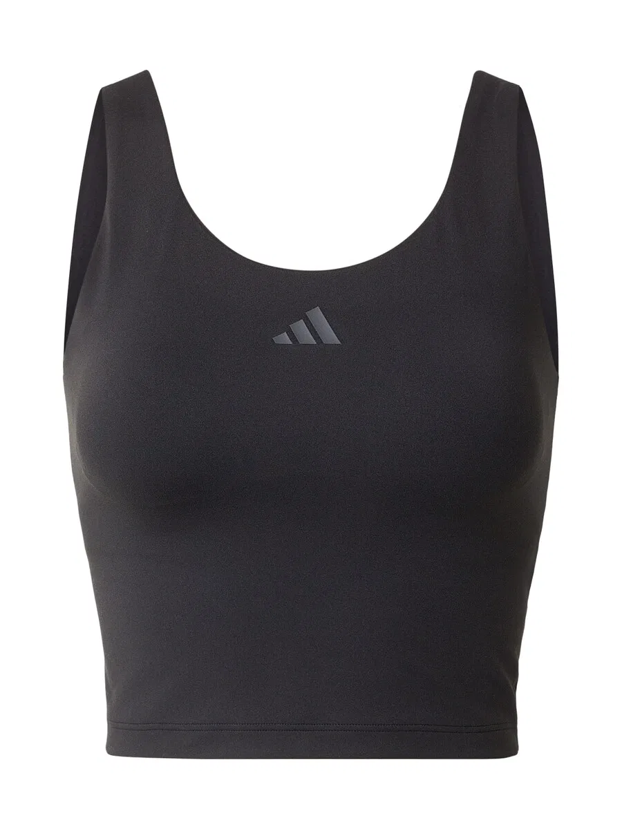 Спортивная футболка ADIDAS PERFORMANCE черного цвета