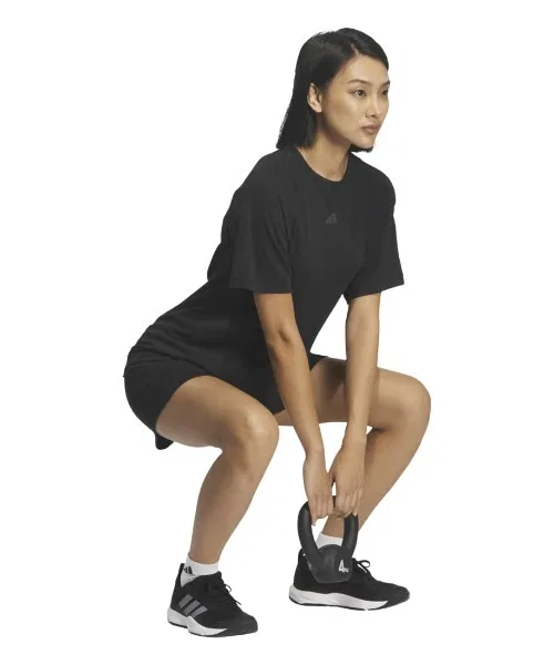 Женские шорты с логотипом Regular Fit CoolSense Adidas, Navy — фото 3