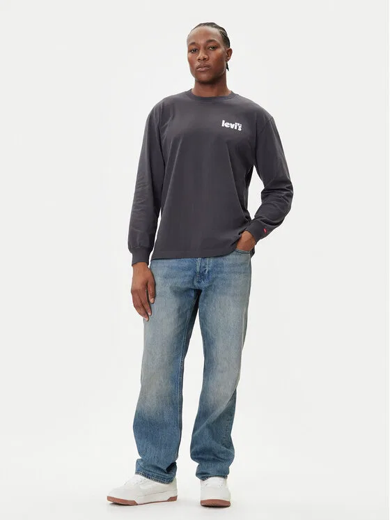 Лонгслив regular fit Authentic Levi'S, черный — фото 2