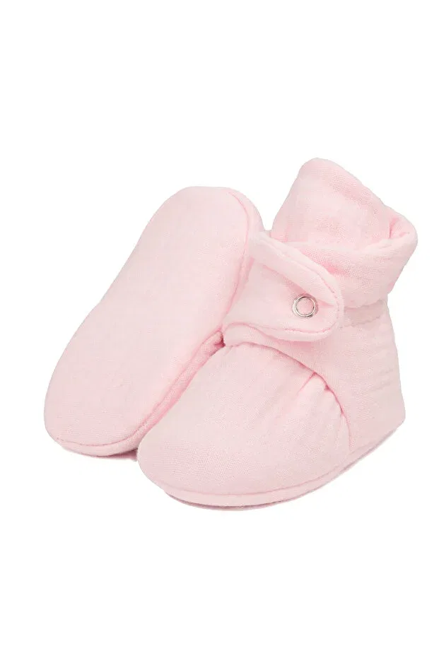 Детские пинетки из органического хлопка для новорожденных Ella Bonna, Pink