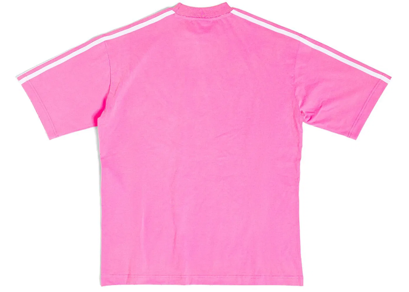 Унисекс футболка с принтом T-Shirt Balenciaga, Neon Pink — фото 2