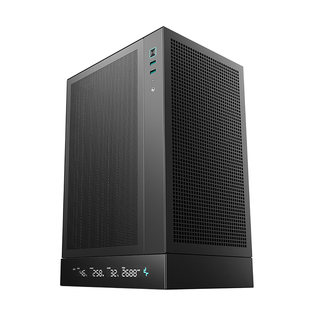 

Корпус DeepCool CH170 DIGITAL, Mini Tower, чёрный